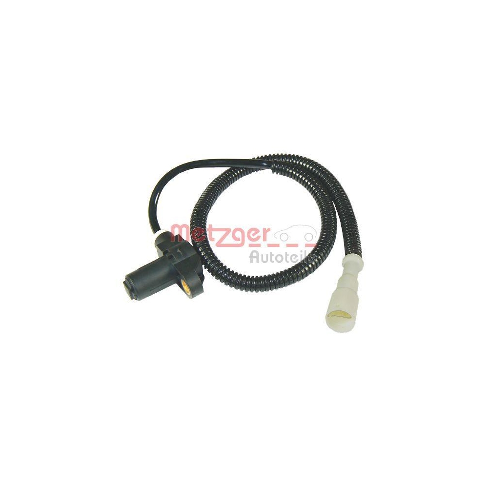 Sensor, Raddrehzahl METZGER 0900044 f&uuml;r OPEL, Vorderachse links