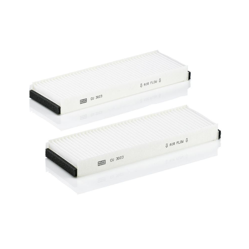 Filter, Innenraumluft MANN-FILTER CU 3023-2 für VAG, hinter dem Handschuhfach