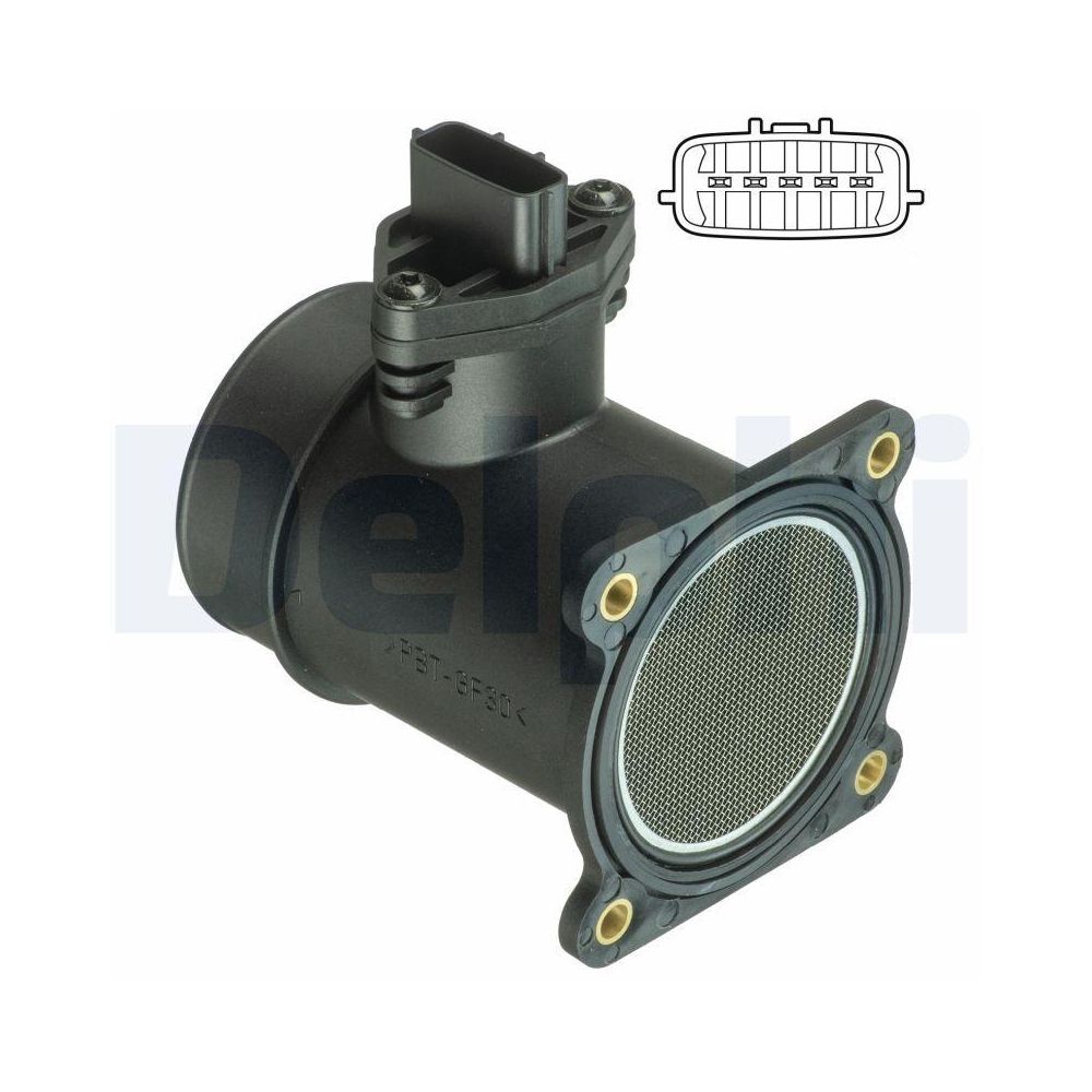 DELPHI AF10371-12B1 Luftmassenmesser f&uuml;r NISSAN