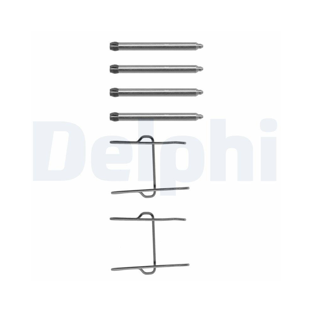 DELPHI LX0081 Zubeh&ouml;rsatz, Scheibenbremsbelag f&uuml;r CITRO&Euml;N PEUGEOT, Vorderachse