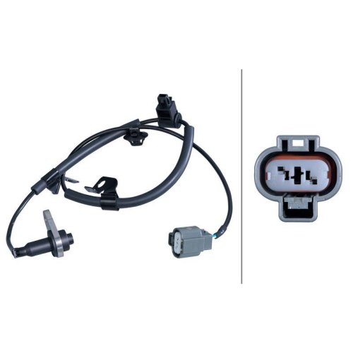 HELLA 6PU 358 418-631 Sensor, Raddrehzahl f&uuml;r MITSUBISHI, Hinterachse rechts