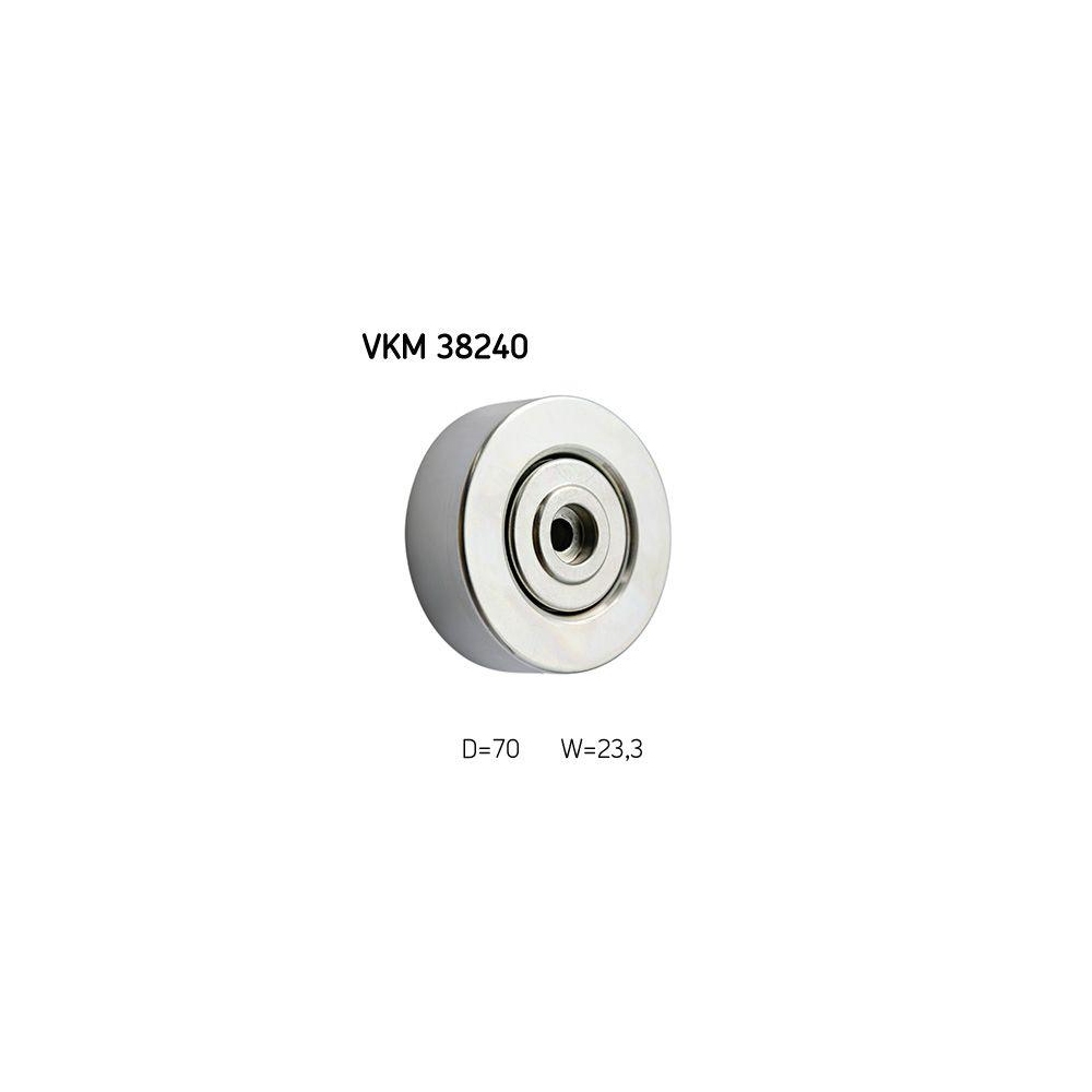 Umlenk-/F&uuml;hrungsrolle, Keilrippenriemen SKF VKM 38240 f&uuml;r BMW OPEL ROVER, links