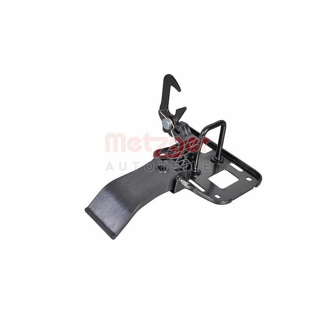 Sicherungshaken, Motorhaubenschloss METZGER 2310875 GREENPARTS f&uuml;r AUDI, mitte