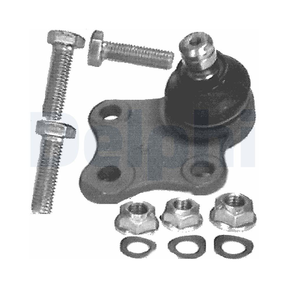 DELPHI TC419 Trag-/F&uuml;hrungsgelenk f&uuml;r CITRO&Euml;N PEUGEOT, Vorderachse, au&szlig;en, unten