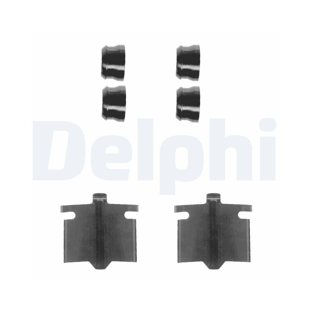 DELPHI LX0082 Zubeh&ouml;rsatz, Scheibenbremsbelag f&uuml;r FORD, Vorderachse