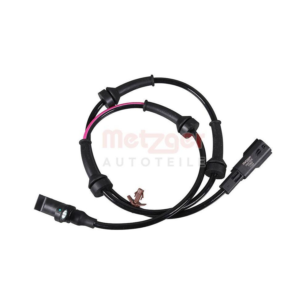 Sensor, Raddrehzahl METZGER AUTOTEILE 09001609 GREENPARTS f&uuml;r NISSAN