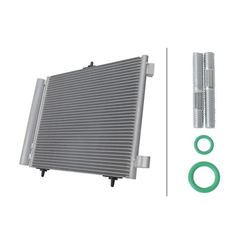 HELLA 8FC 366 222-671 Kondensator, Klimaanlage >>> Easy2Fit <<< f&uuml;r CITRO&Euml;N OPEL