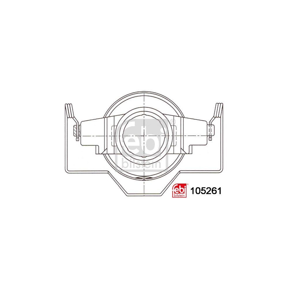 FEBI BILSTEIN Ausr&uuml;cklager 105261 f&uuml;r VOLVO