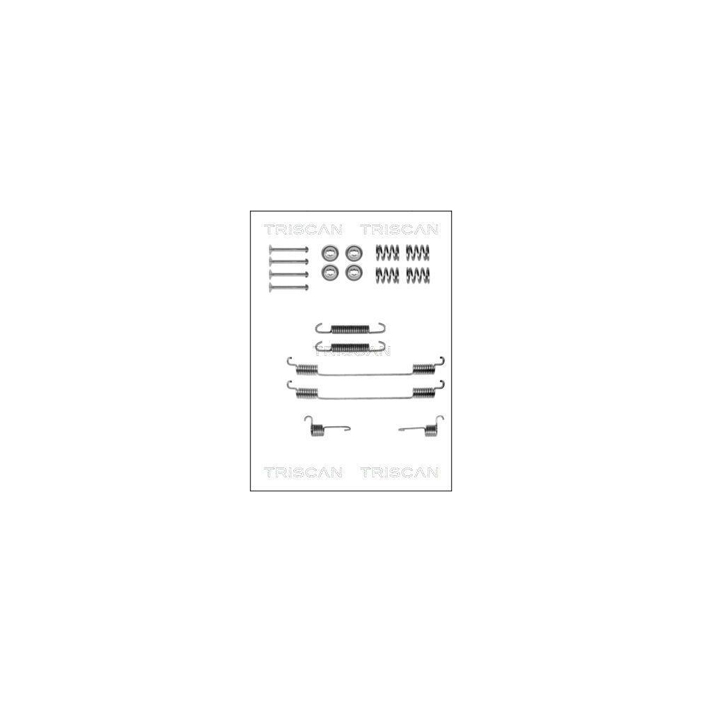 Zubeh&ouml;rsatz, Bremsbacken TRISCAN 8105 152549 f&uuml;r, Hinterachse