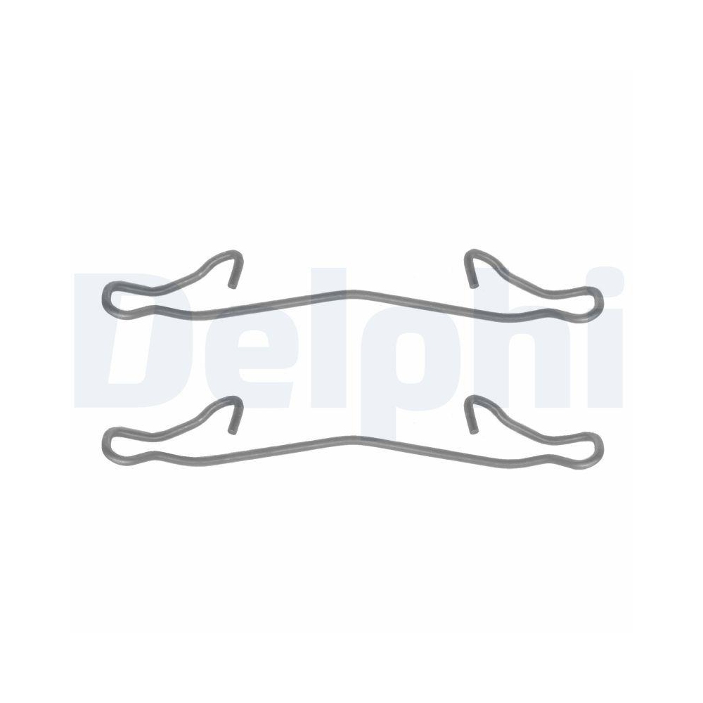 DELPHI LX0088 Zubeh&ouml;rsatz, Scheibenbremsbelag f&uuml;r, Hinterachse, Vorderachse