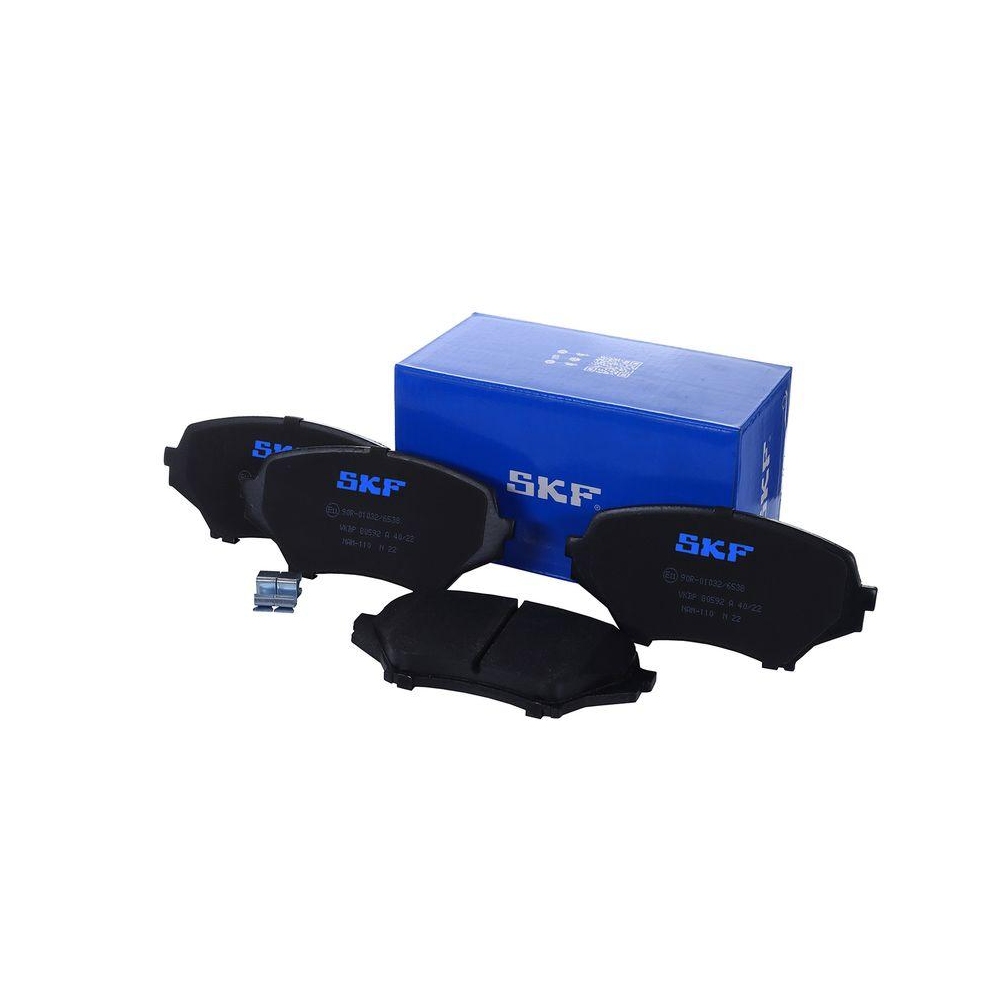 Bremsbelagsatz, Scheibenbremse SKF VKBP 80592 A f&uuml;r MAZDA, Vorderachse