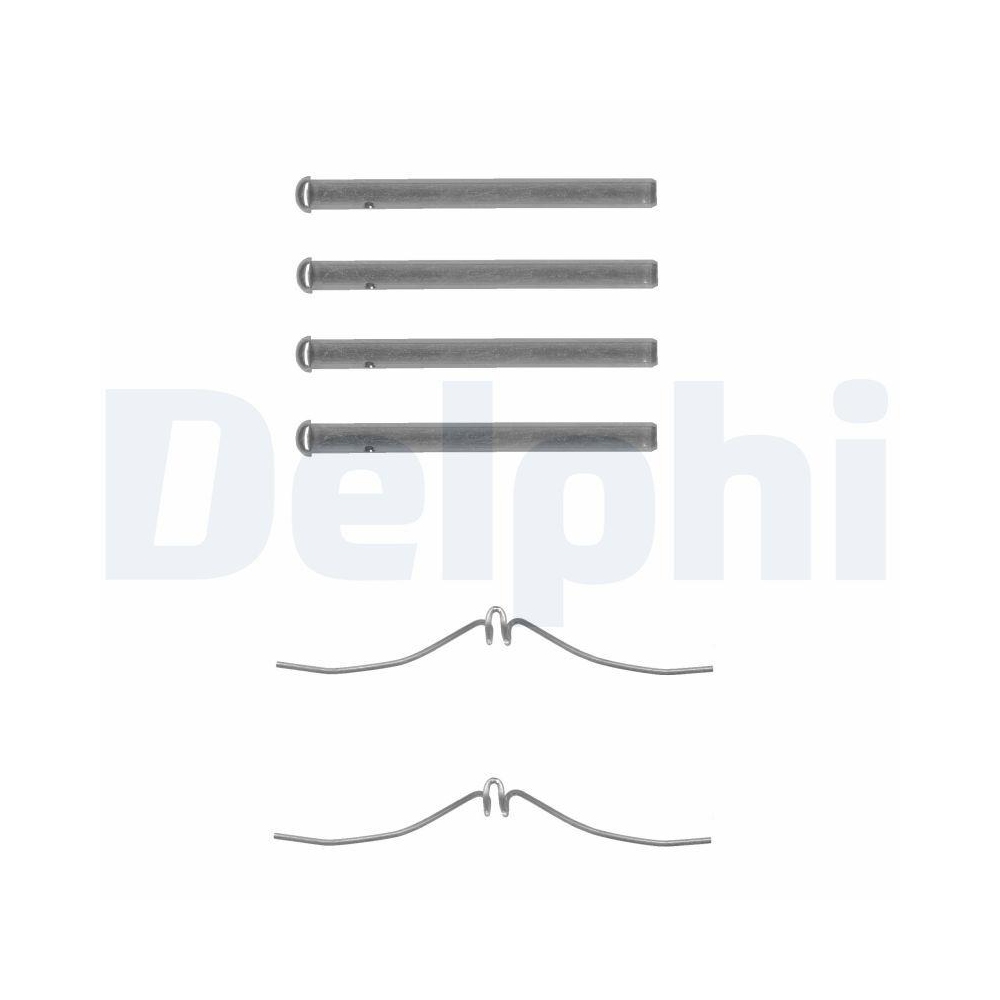 DELPHI LX0091 Zubeh&ouml;rsatz, Scheibenbremsbelag f&uuml;r MAZDA, Vorderachse