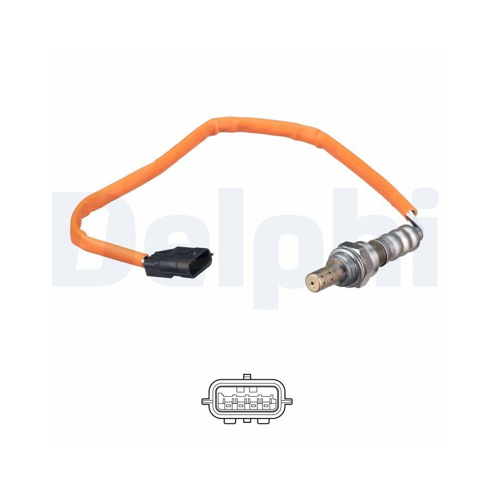 DELPHI ES21312-12B1 Lambdasonde f&uuml;r RENAULT DACIA, nach Katalysator