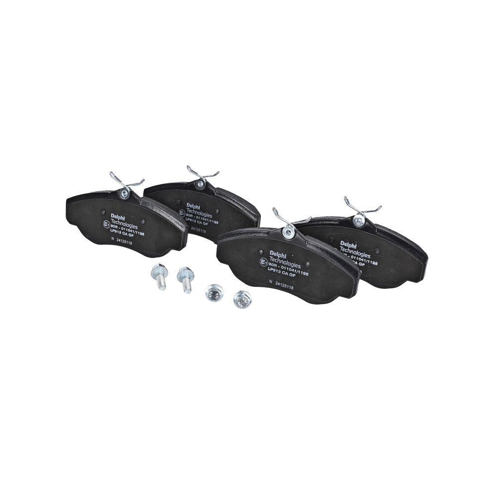 DELPHI LP913 Bremsbelagsatz, Scheibenbremse f&uuml;r LAND ROVER, Vorderachse