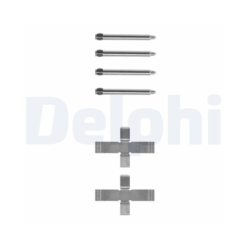 DELPHI LX0094 Zubeh&ouml;rsatz, Scheibenbremsbelag f&uuml;r, Hinterachse