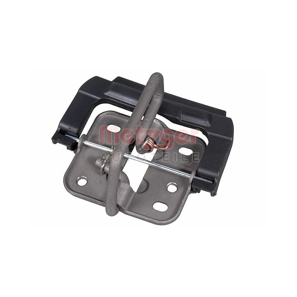 Motorhaubenschloss METZGER 2310882 GREENPARTS für VW, Motorhaube, mitte