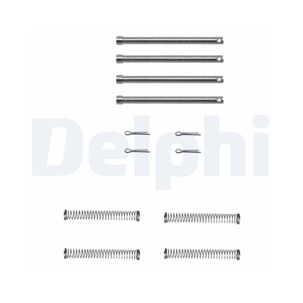 DELPHI LX0097 Zubeh&ouml;rsatz, Scheibenbremsbelag f&uuml;r, Vorderachse
