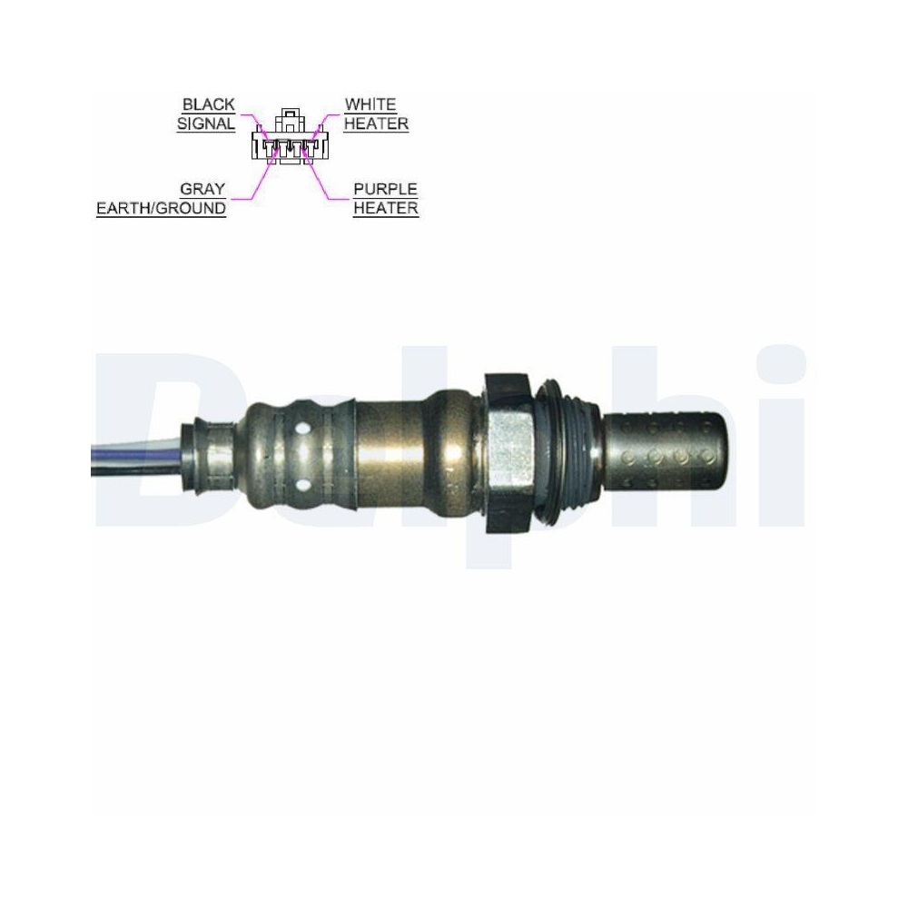 DELPHI ES20076-12B1 Lambdasonde f&uuml;r MITSUBISHI, nach Katalysator