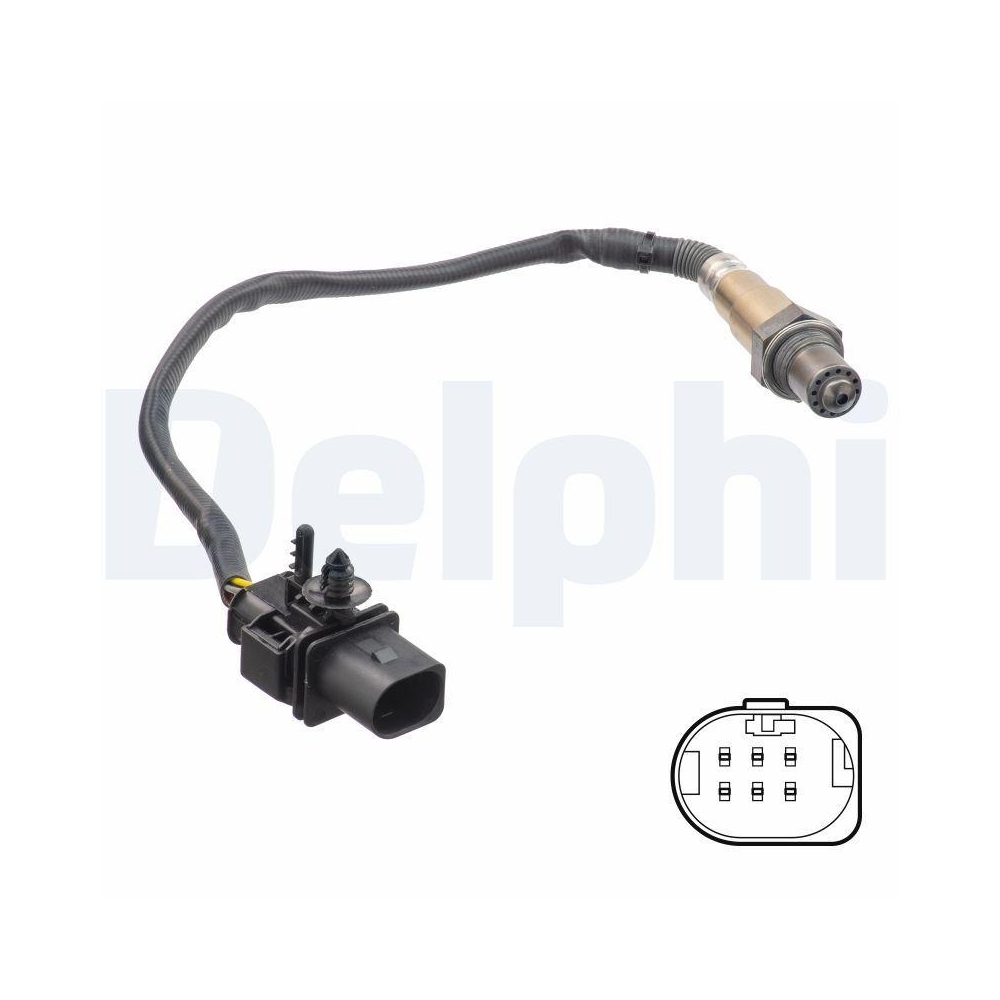 DELPHI ES21318-12B1 Lambdasonde f&uuml;r HYUNDAI, vor Katalysator, vorne