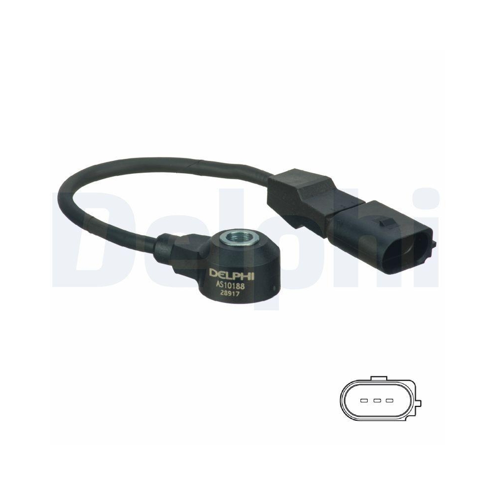 DELPHI AS10188 Klopfsensor f&uuml;r AUDI SEAT SKODA VW VAG