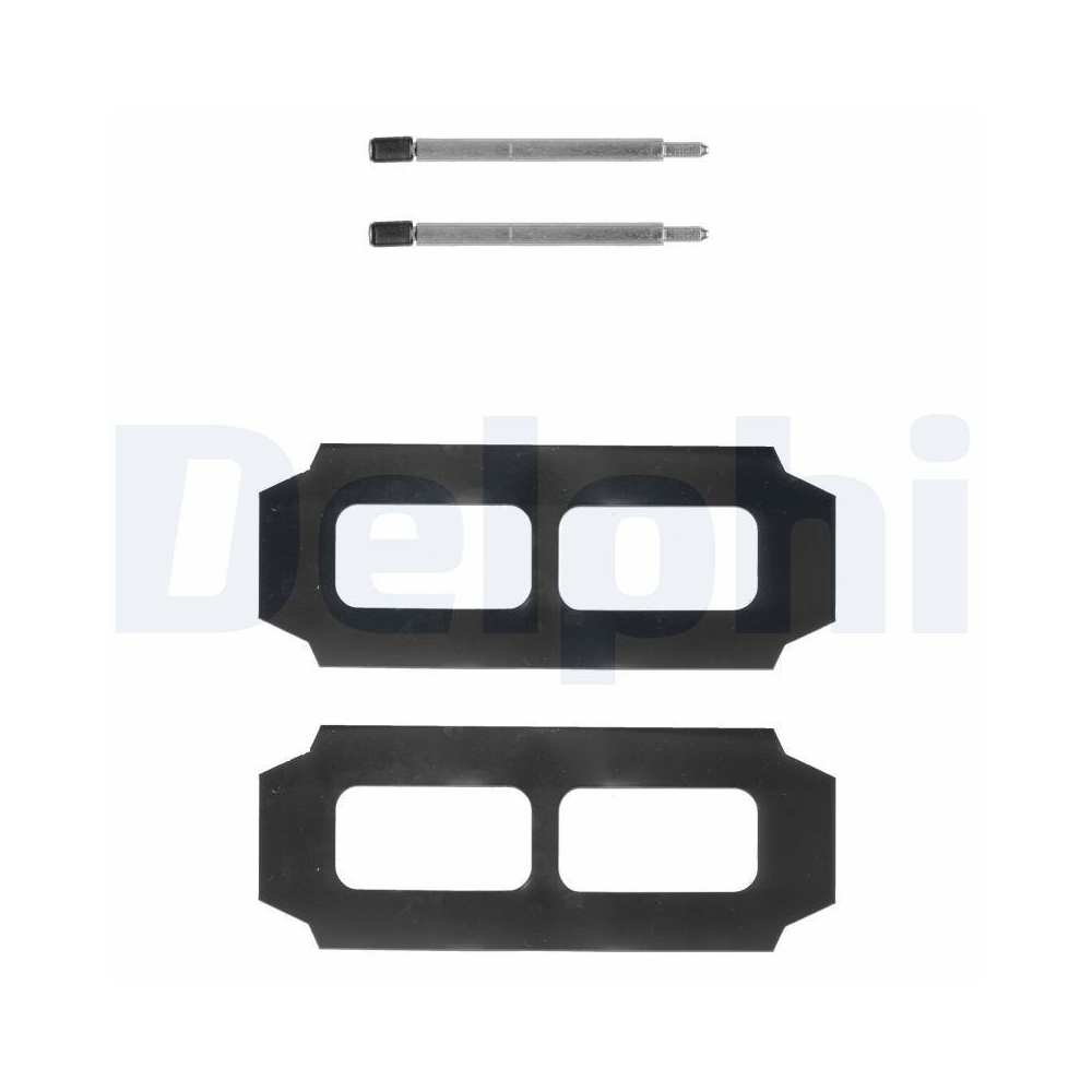 DELPHI LX0104 Zubeh&ouml;rsatz, Scheibenbremsbelag f&uuml;r MERCEDES-BENZ, Vorderachse