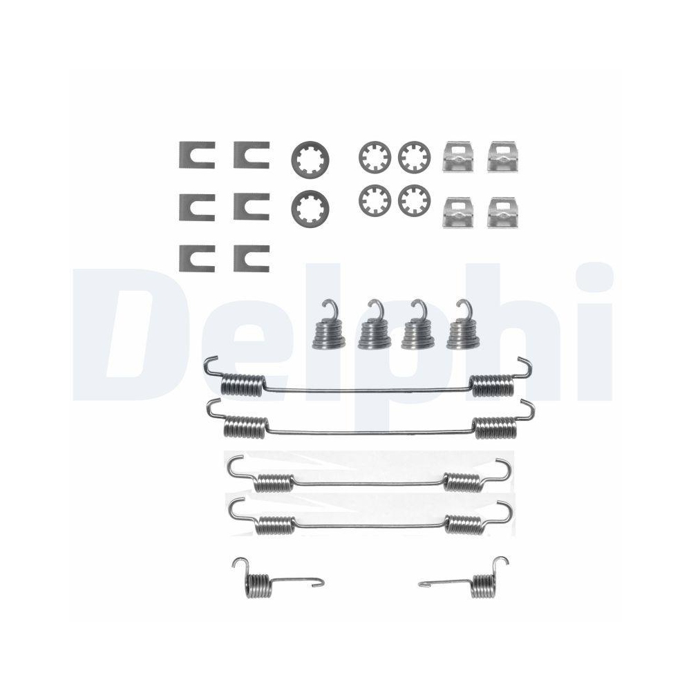 Zubehörsatz, Bremsbacken DELPHI LY1111 für CITROËN NISSAN PEUGEOT RENAULT