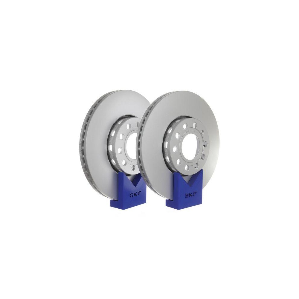 SKF VKBD 80189 V2 2 St&uuml;ck Bremsscheiben f&uuml;r AUDI SEAT SKODA VW, Vorderachse