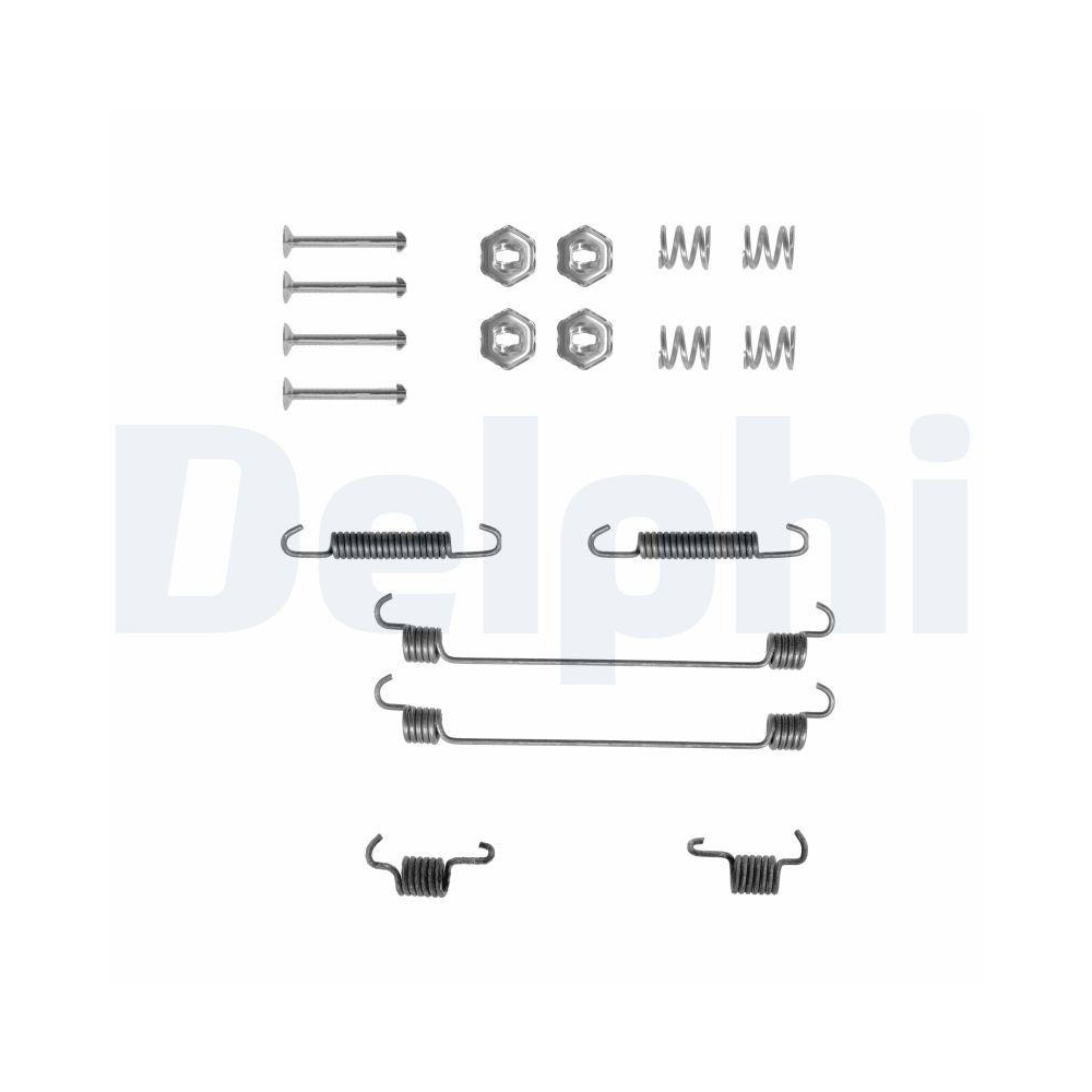 DELPHI LY1112 Zubehörsatz, Bremsbacken für ALFA ROMEO CITROËN FIAT RENAULT