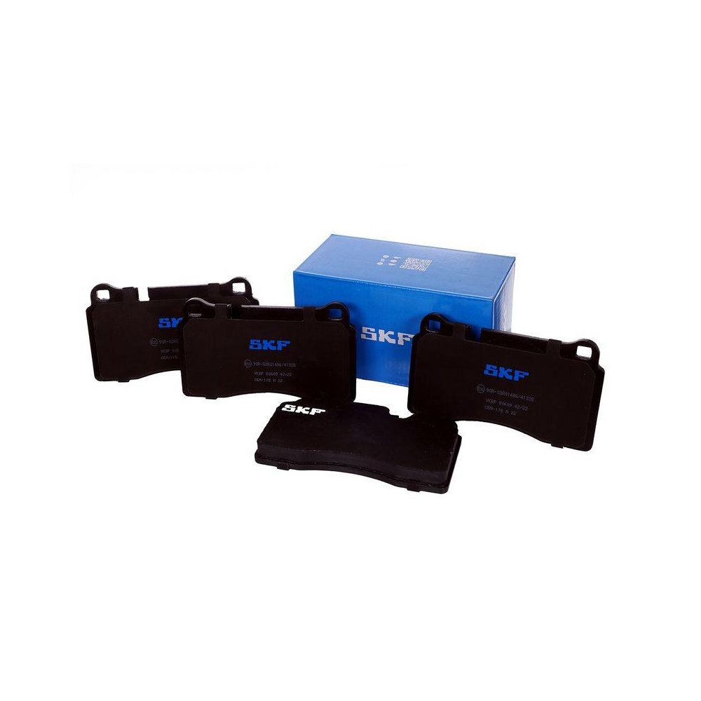 Bremsbelagsatz, Scheibenbremse SKF VKBP 80609 f&uuml;r LAND ROVER, Vorderachse