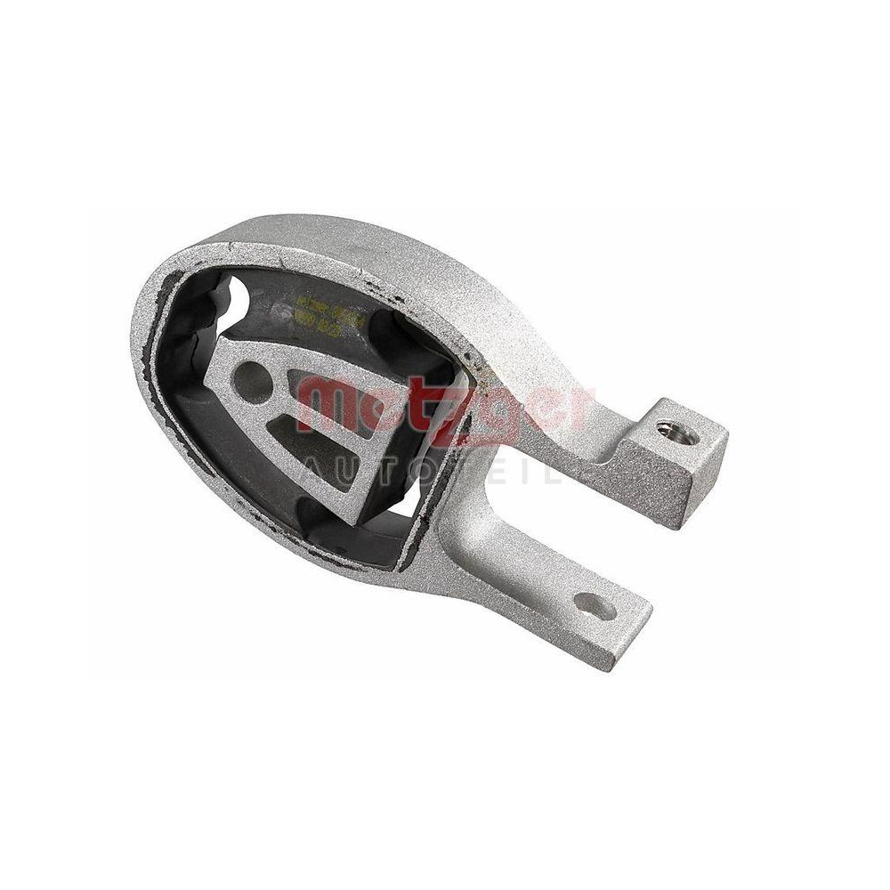 Lagerung, Motor METZGER 8054264 f&uuml;r FORD VOLVO, getriebeseitig, hinten, unten