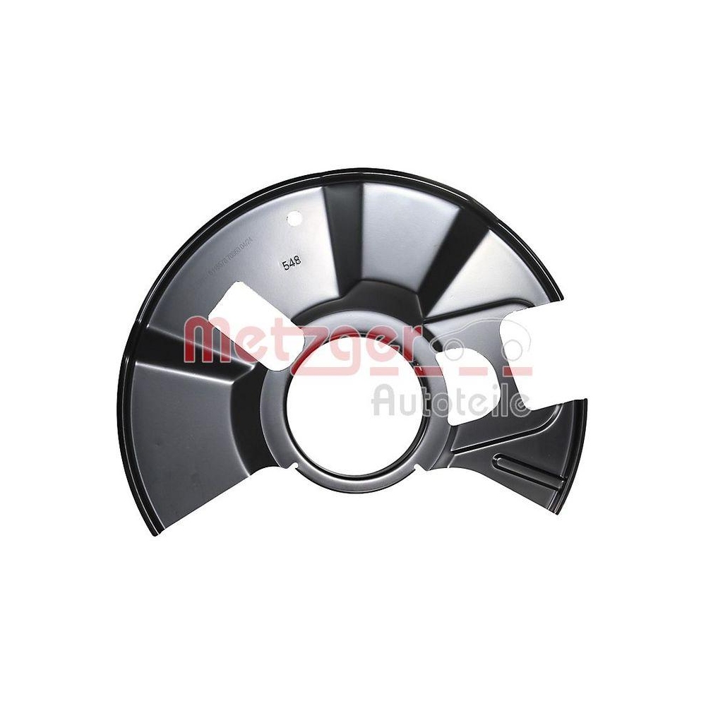 Spritzblech, Bremsscheibe METZGER 6115578 f&uuml;r MAZDA, Vorderachse rechts