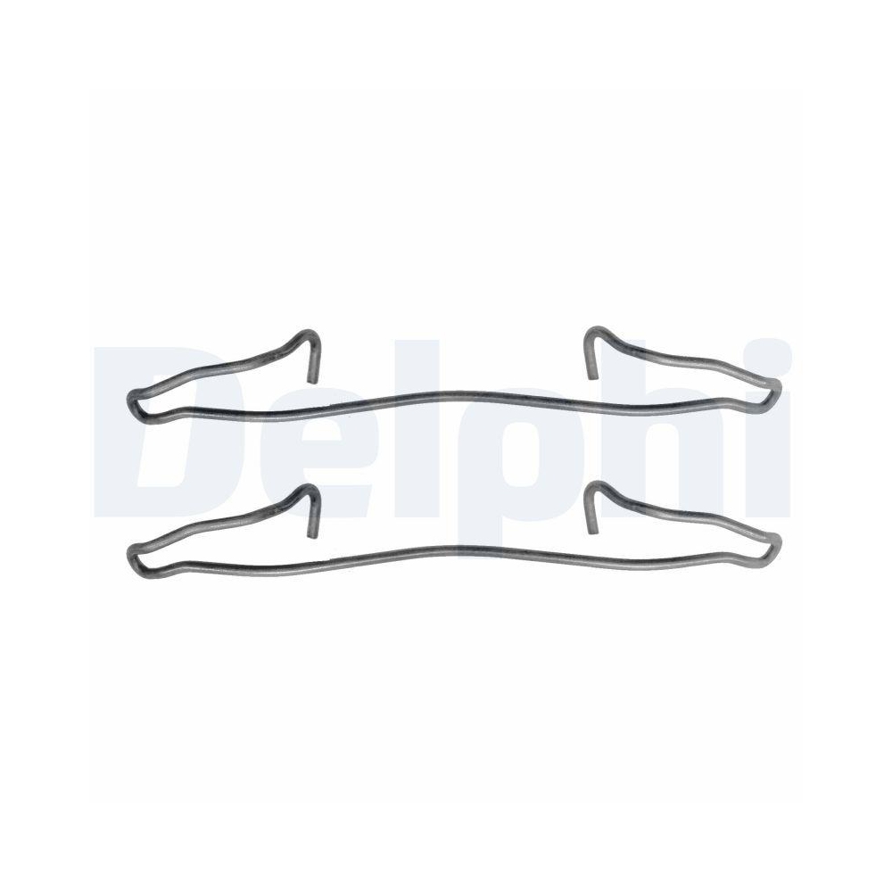 Zubehörsatz, Scheibenbremsbelag DELPHI LX0123 für, Vorderachse