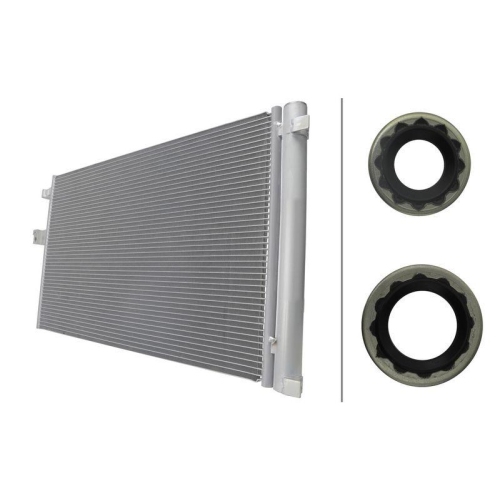 HELLA 8FC 366 223-021 Kondensator, Klimaanlage >>> Easy2Fit <<< f&uuml;r BMW