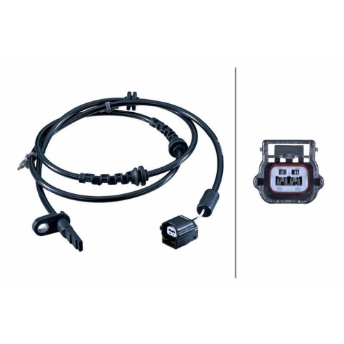HELLA 6PU 358 252-541 Sensor, Raddrehzahl f&uuml;r NISSAN, Vorderachse