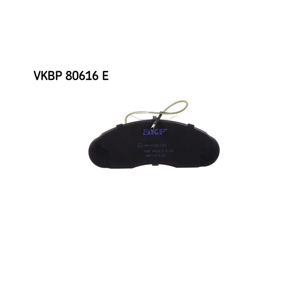 Bremsbelagsatz, Scheibenbremse SKF VKBP 80616 E f&uuml;r NISSAN RENAULT, Vorderachse