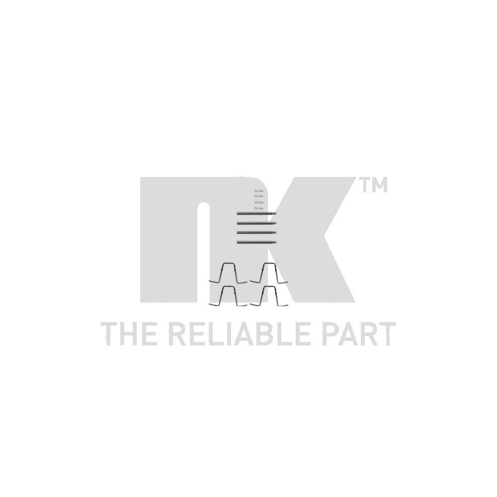 Zubeh&ouml;rsatz, Scheibenbremsbelag NK 7933010 f&uuml;r, Vorderachse