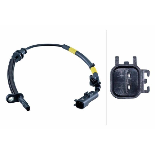 HELLA 6PU 358 251-561 Sensor, Raddrehzahl f&uuml;r FORD, Hinterachse