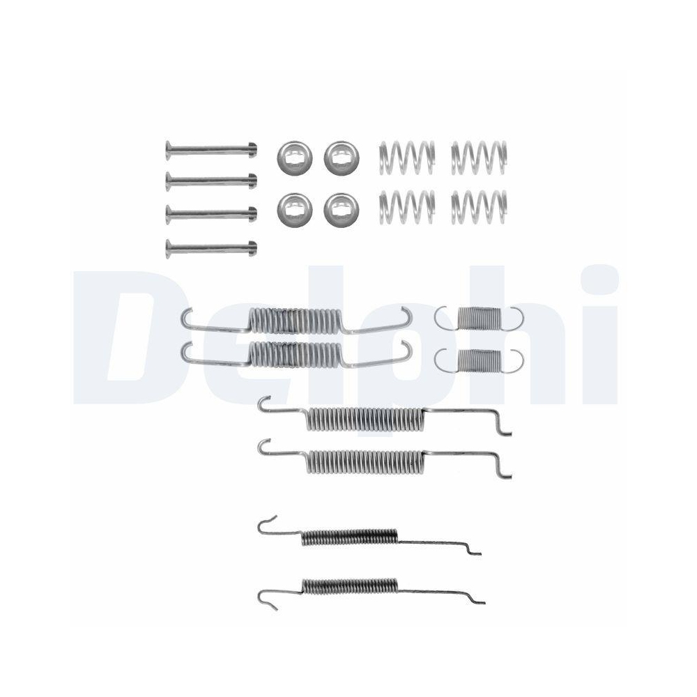 DELPHI LY1121 Zubehörsatz, Bremsbacken für SEAT SKODA VW, Hinterachse