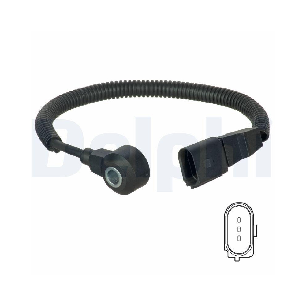 DELPHI AS10206 Klopfsensor f&uuml;r AUDI VW VAG, hinten, hinten rechts, links, rechts