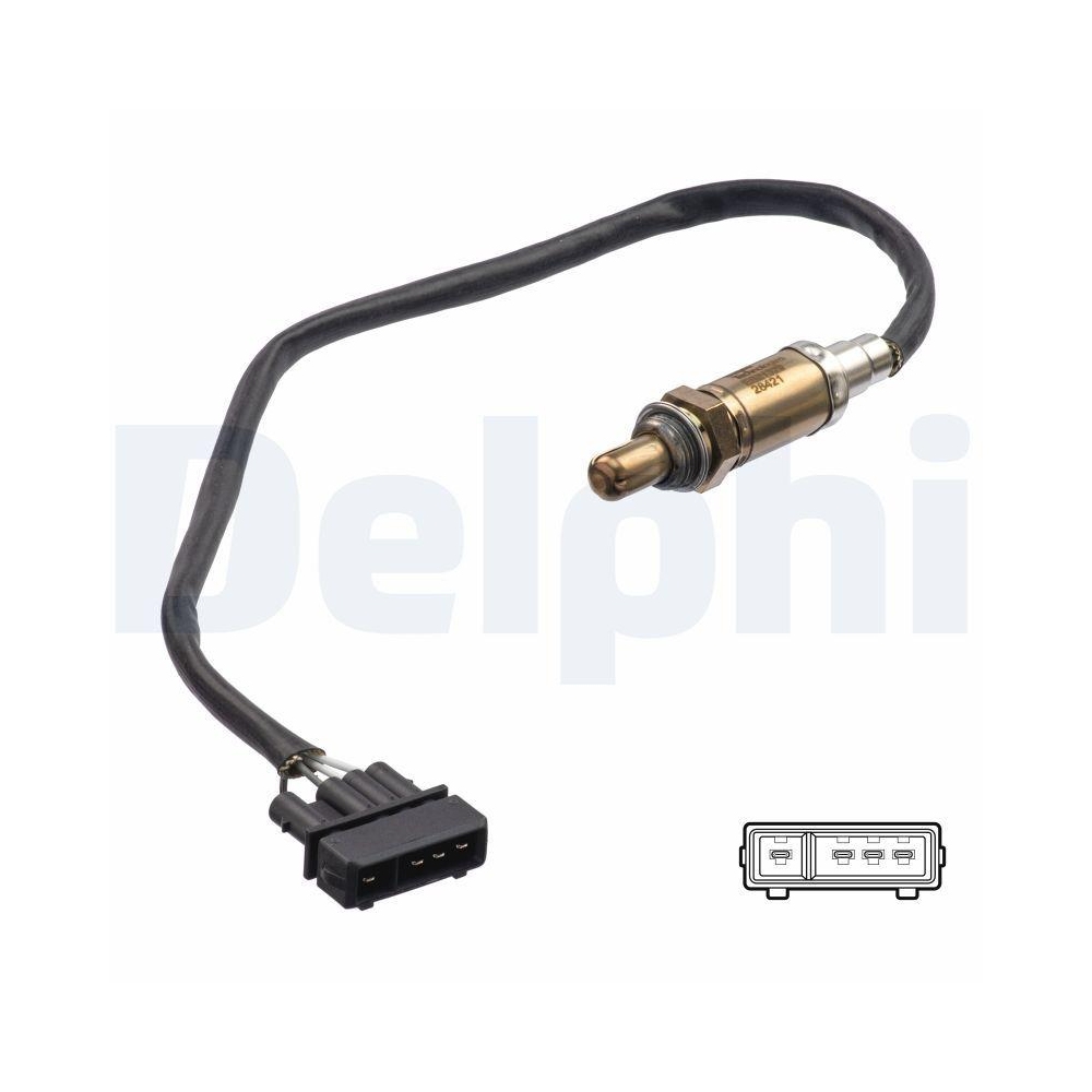 DELPHI ES21329-12B1 Lambdasonde f&uuml;r SKODA, vor Katalysator