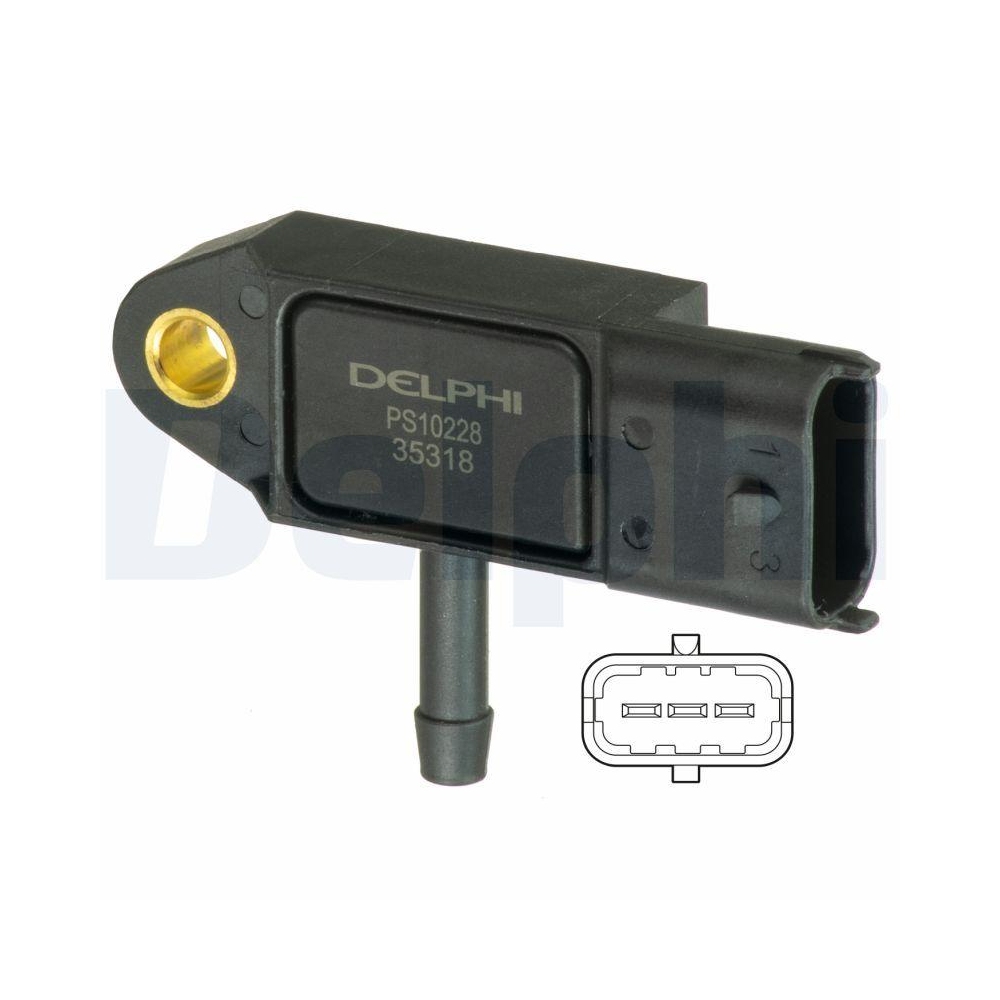 DELPHI PS10228 Sensor, Ladedruck f&uuml;r OPEL RENAULT VAUXHALL DACIA HITACHI