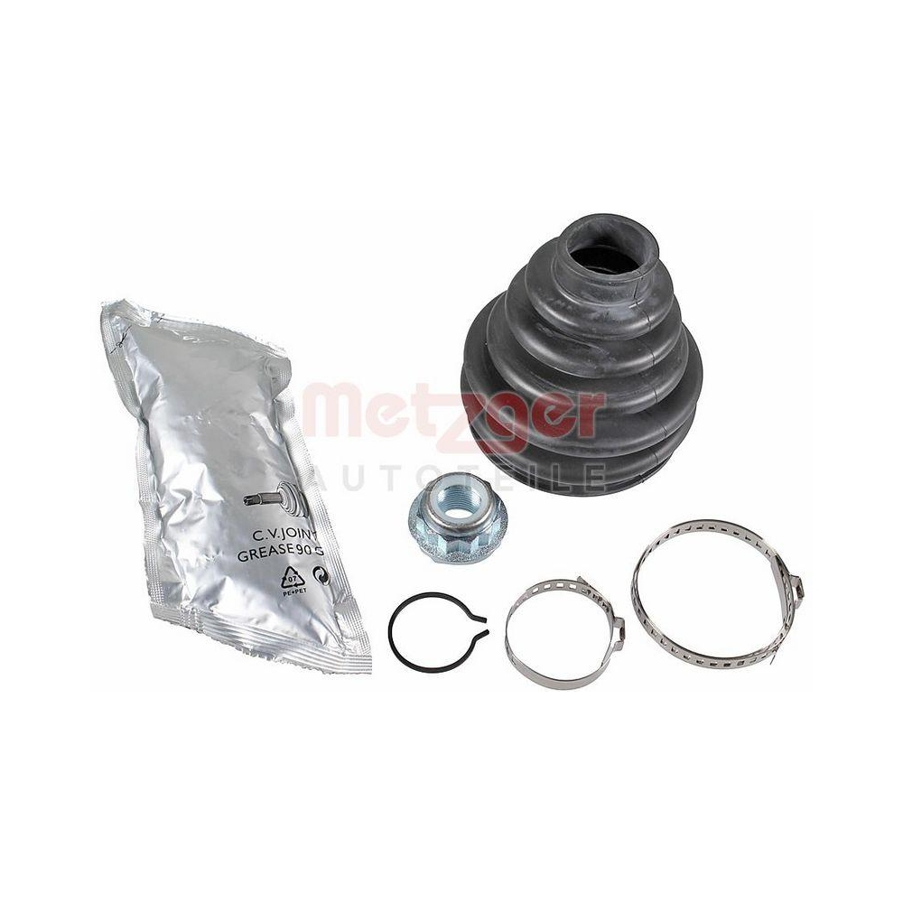 Faltenbalgsatz, Antriebswelle METZGER AUTOTEILE 751.655 f&uuml;r VW, getriebeseitig