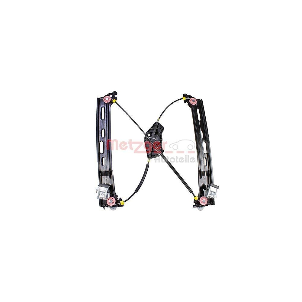 Fensterheber METZGER 2160694 f&uuml;r SEAT VW VAG, Schiebet&uuml;r, hinten rechts