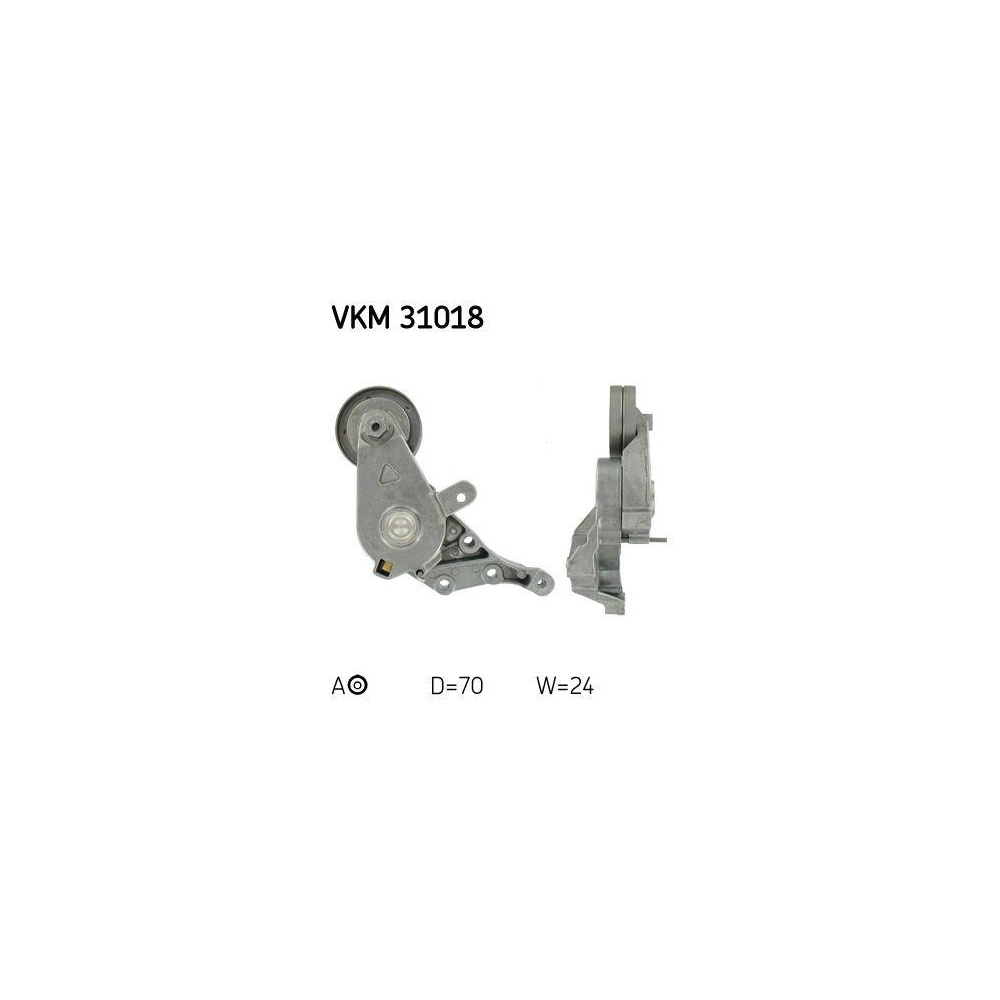 Riemenspanner, Keilrippenriemen SKF VKM 31018 f&uuml;r AUDI SEAT SKODA VW