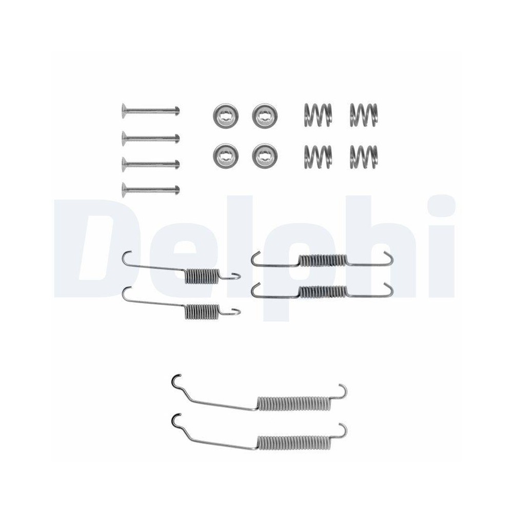 DELPHI LY1129 Zubeh&ouml;rsatz, Bremsbacken f&uuml;r CITRO&Euml;N PEUGEOT, Hinterachse