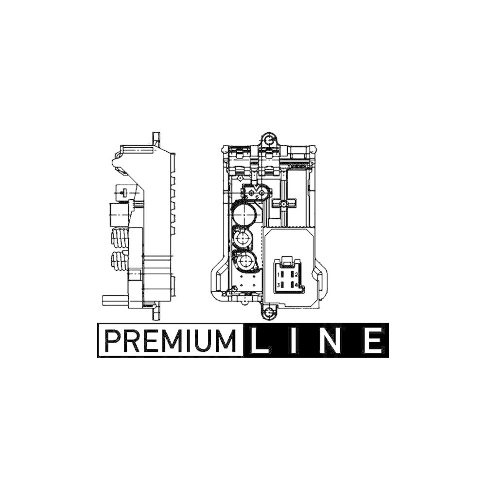 Regler, Innenraumgebläse MAHLE ABR 29 000P BEHR *** PREMIUM LINE *** für MAYBACH