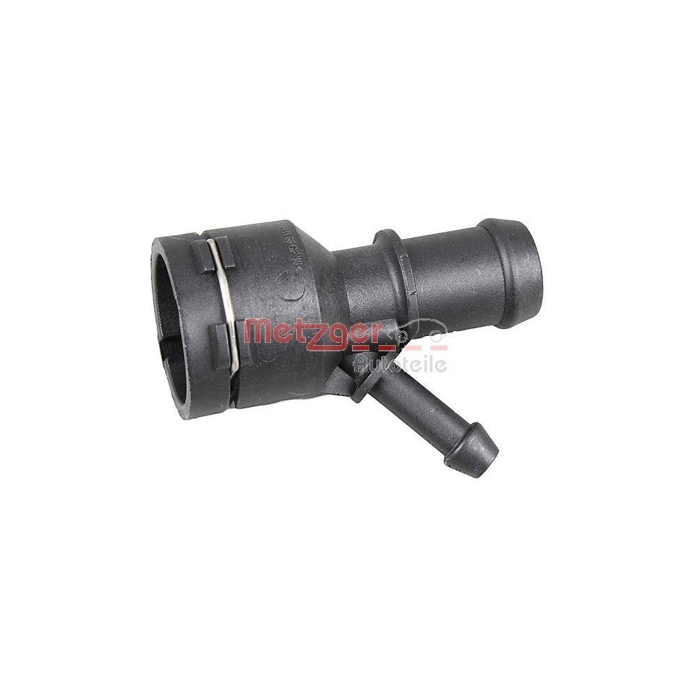 Anschlussstutzen, Kühlmittelleitung METZGER AUTOTEILE 4010175 für VAG, oben