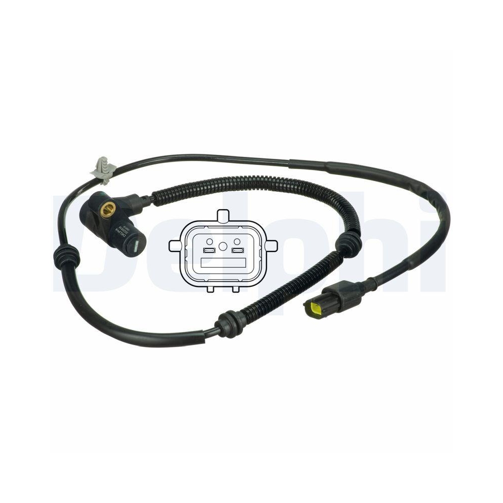DELPHI SS20516 Sensor, Raddrehzahl f&uuml;r KIA, Vorderachse rechts