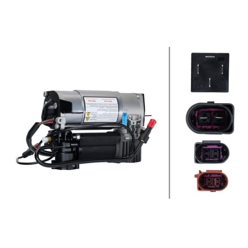 HELLA 8TG 358 256-201 Kompressor, Druckluftanlage f&uuml;r AUDI