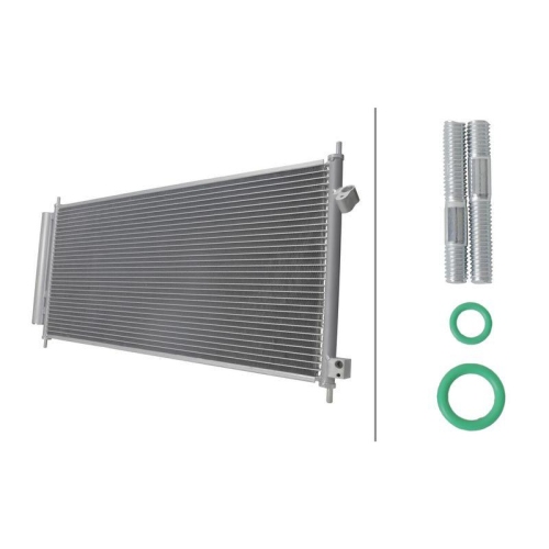 HELLA 8FC 366 222-761 Kondensator, Klimaanlage >>> Easy2Fit <<< f&uuml;r HONDA